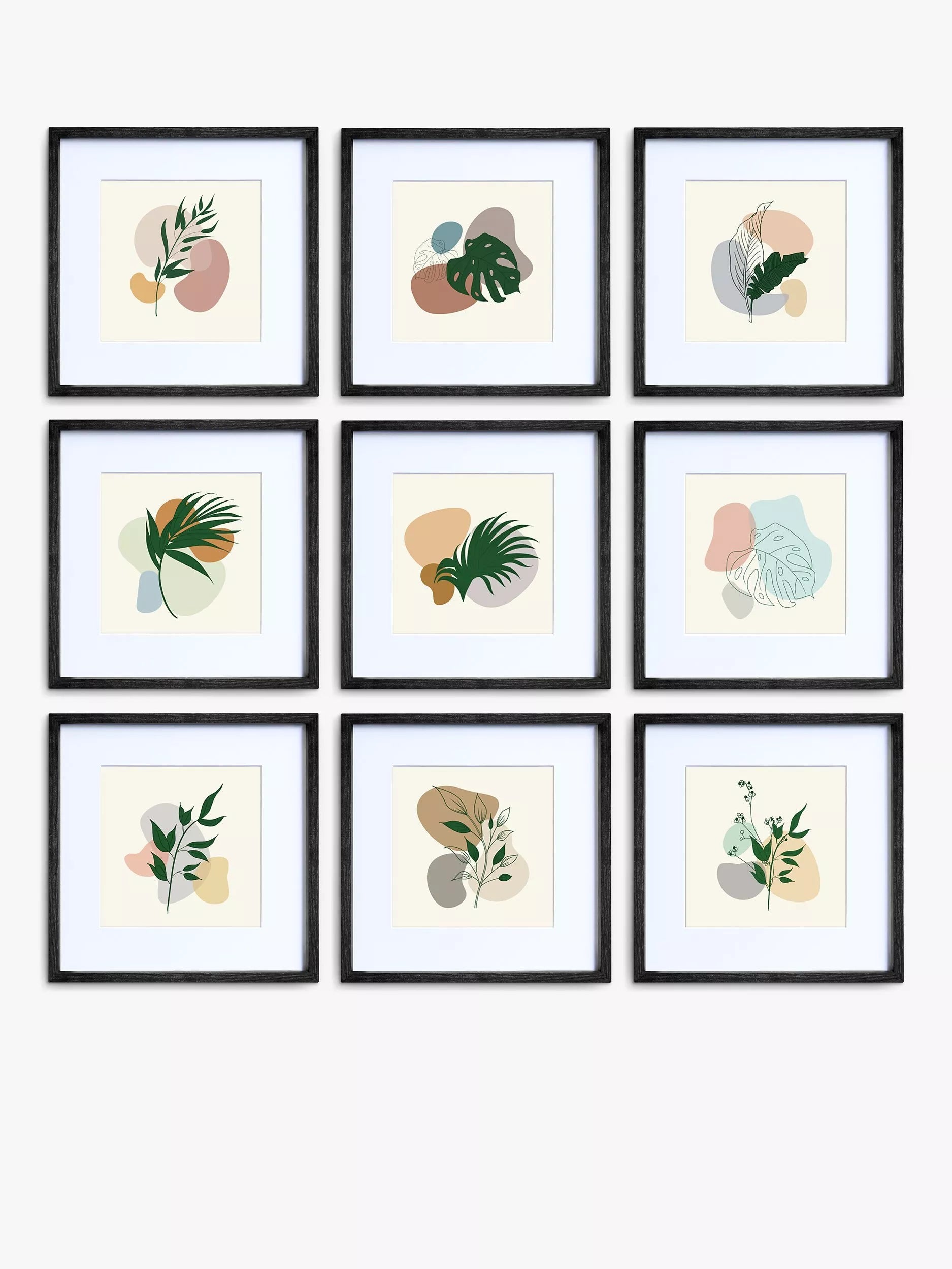 nielsen Gallery 9-photo frames black 8x8 inch, imported from the UK