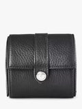 Aspinal of London pebble leather travel watch roll, UK version