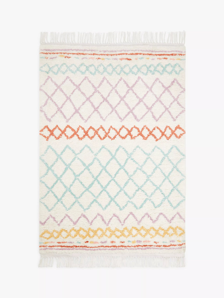 John Lewis Colourful Berber Rug, 120 x 180cm