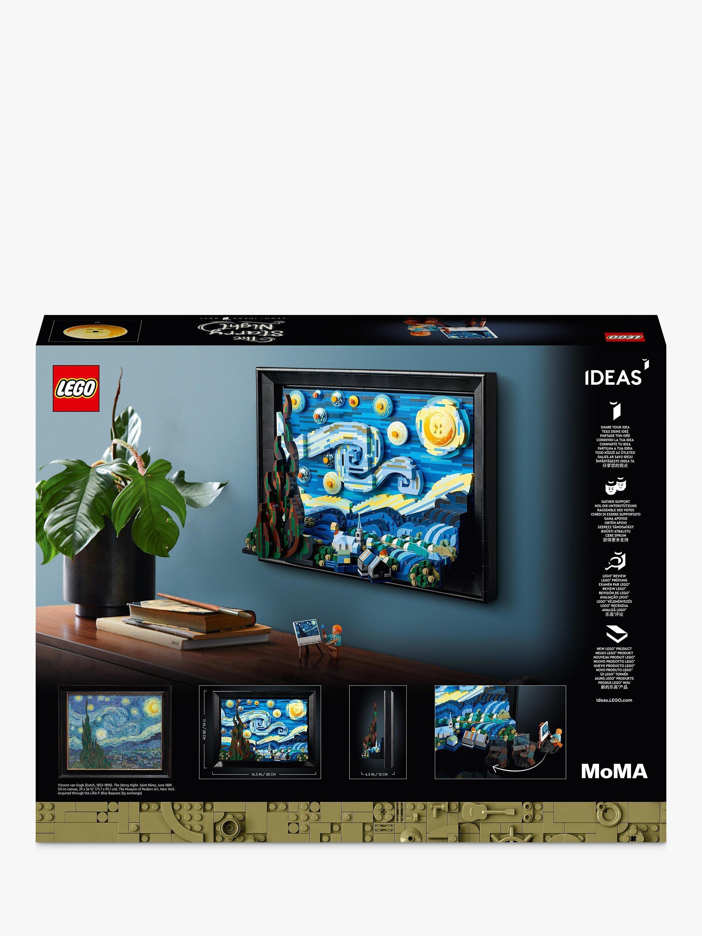 LEGO Vincent van Gogh The Starry Night creative kit 2316 pieces, UK version