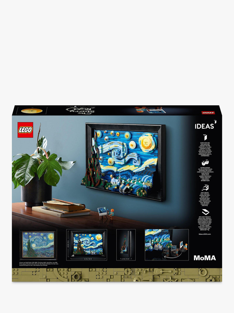 LEGO Vincent van Gogh The Starry Night creative kit 2316 pieces, UK version