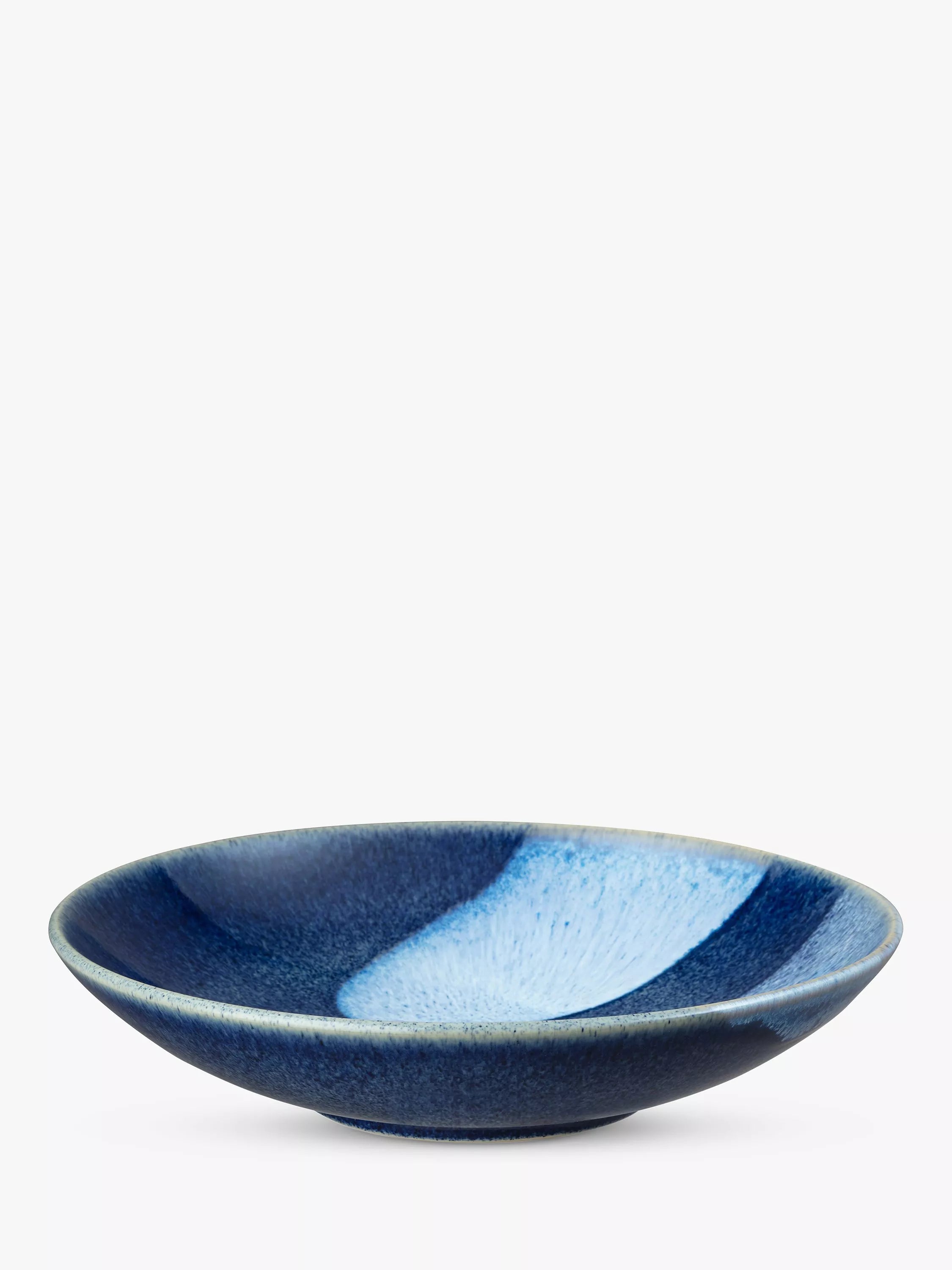 Denby Studio Blue Accent stoneware serving bowl 30cm - British product