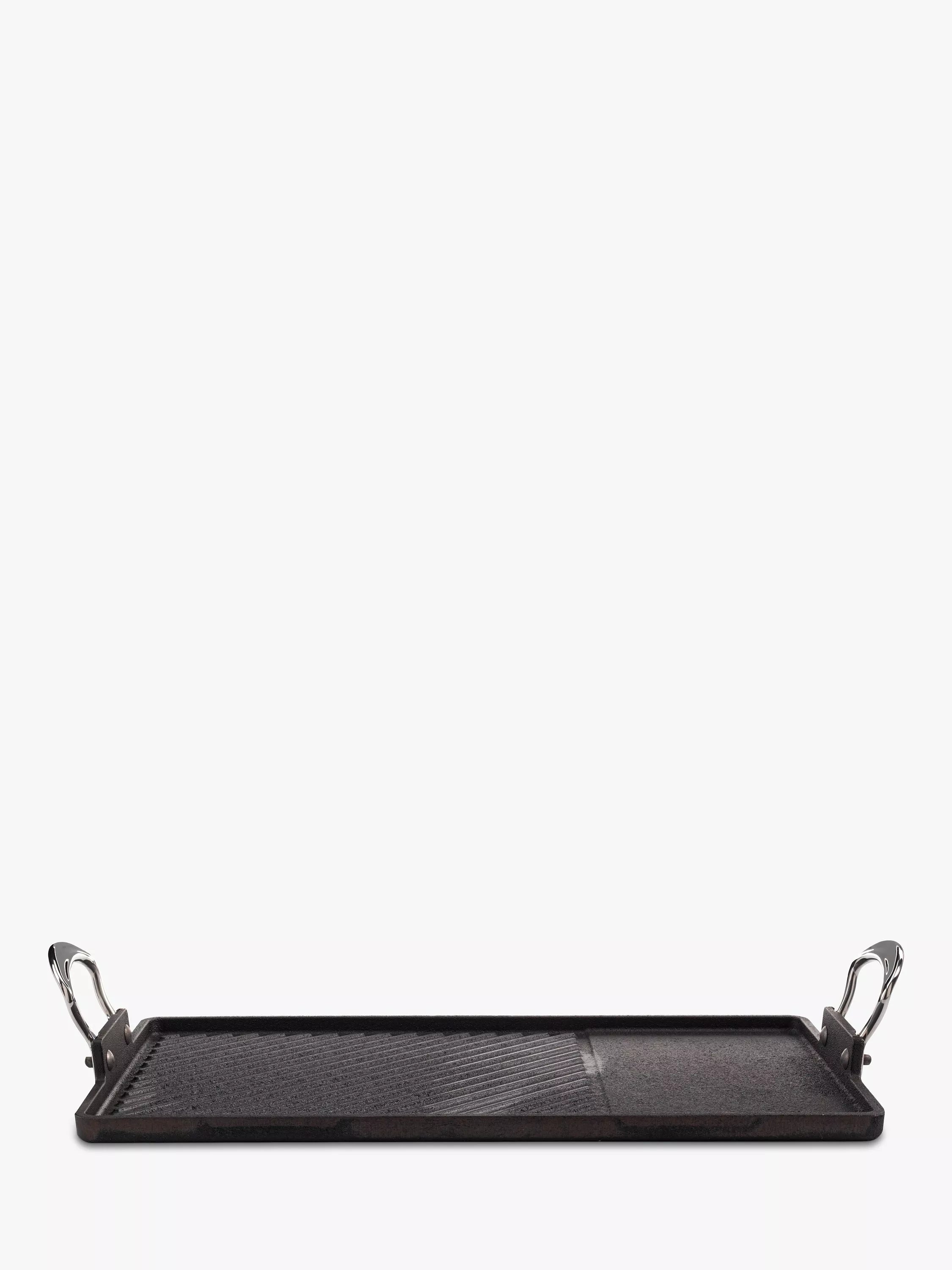 Samuel Groves cast iron double burner griddle 45x25cm - British product
