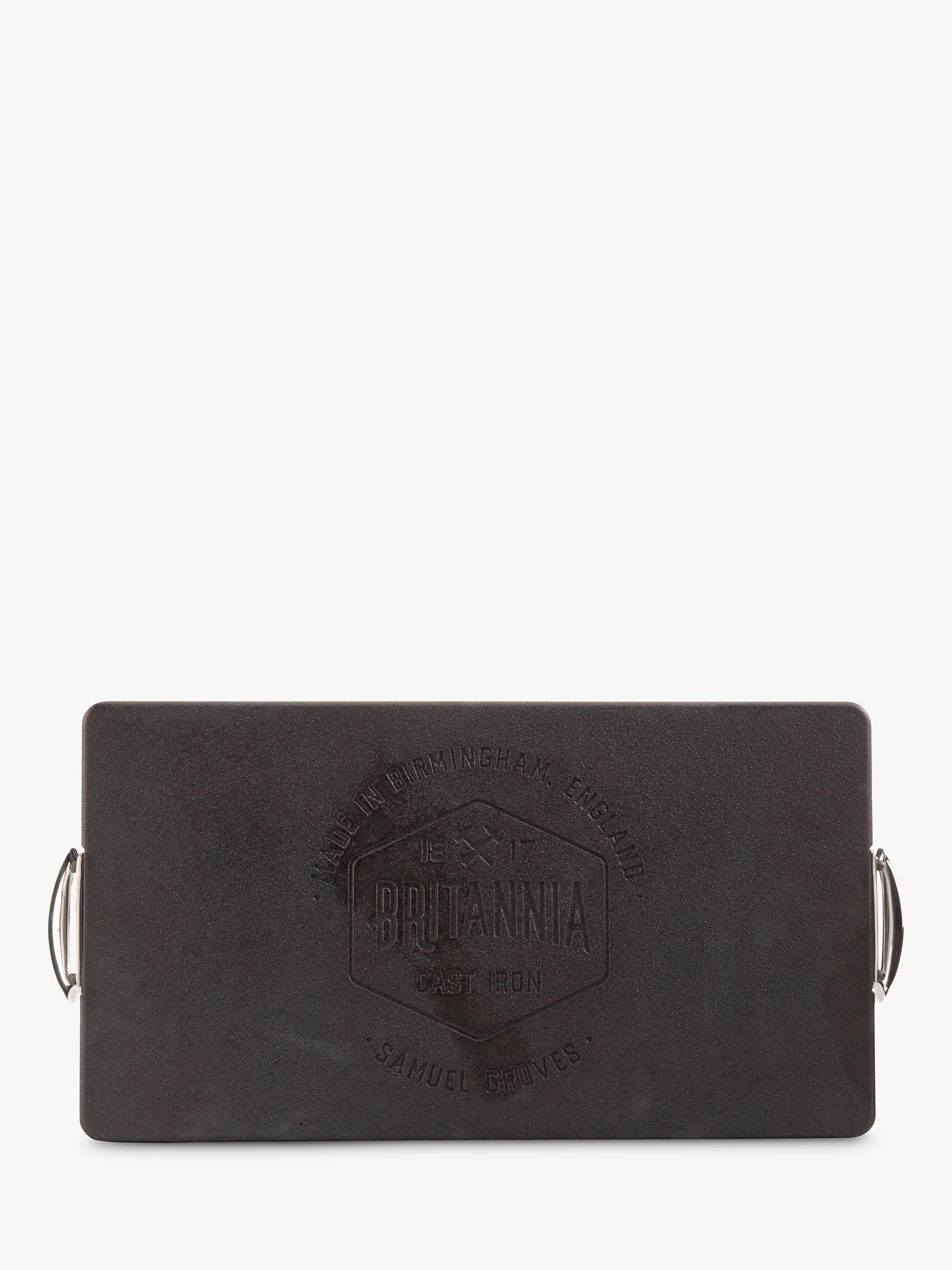 Samuel Groves cast iron double burner griddle 45x25cm - British product