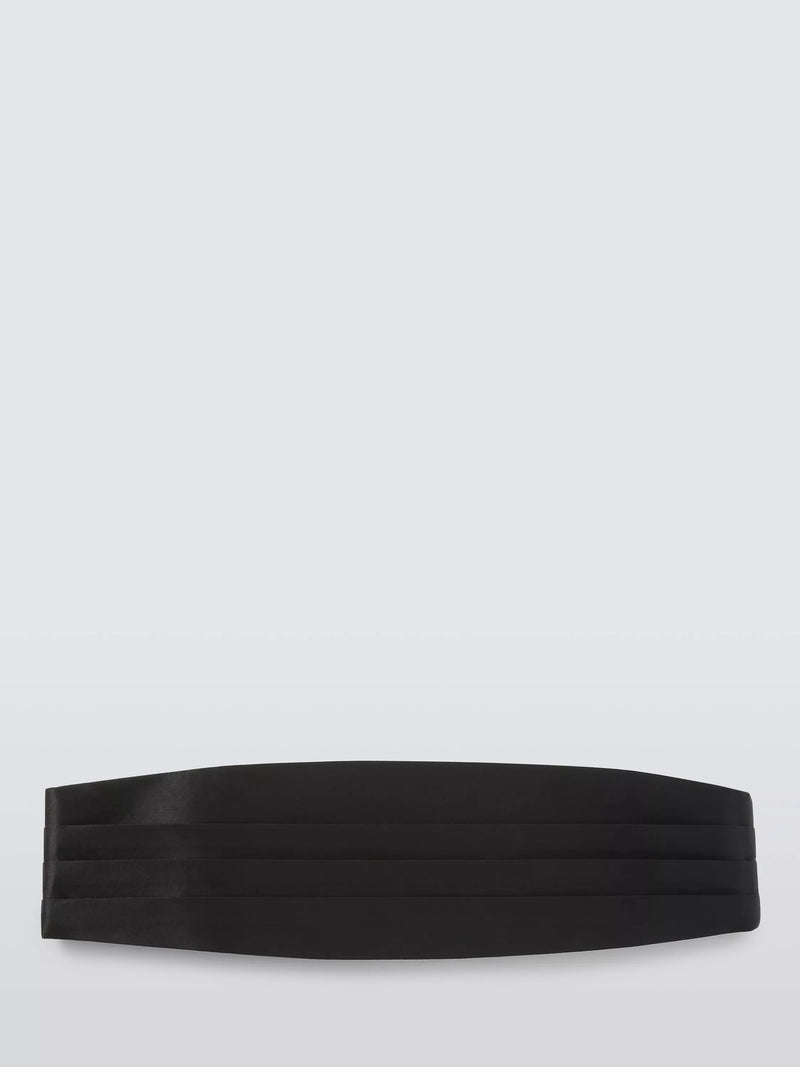 John Lewis silk cummerbund black (British brand)