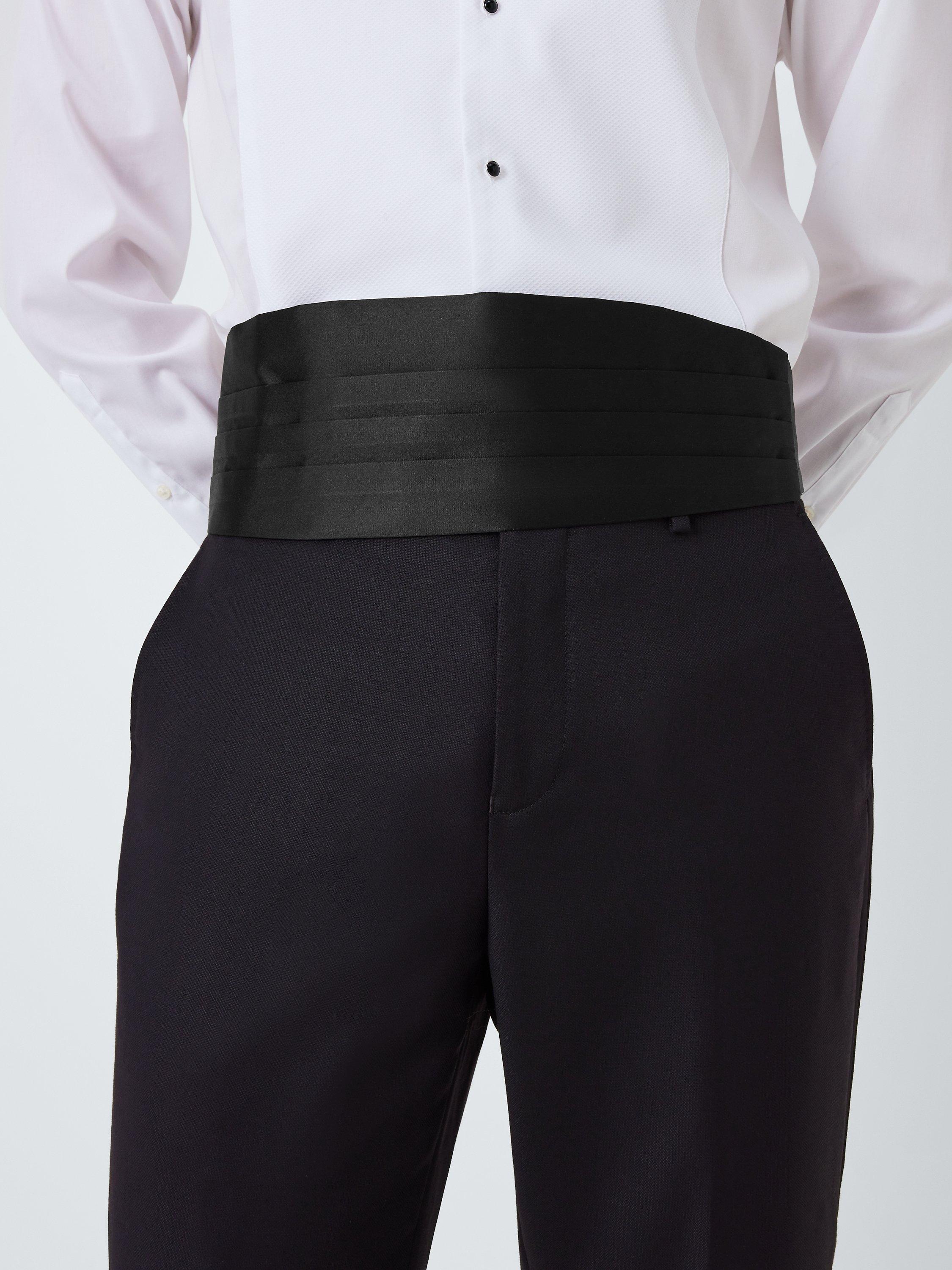 John Lewis silk cummerbund black (British brand)