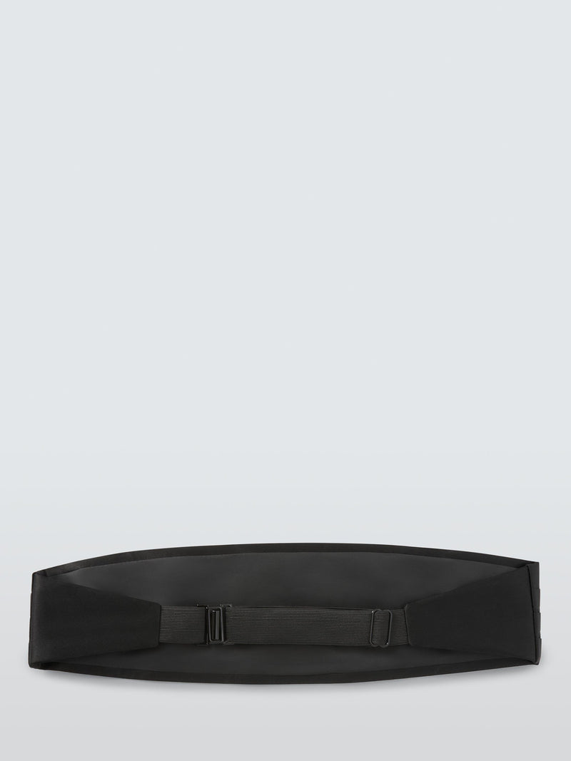 John Lewis silk cummerbund black (British brand)