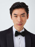 John Lewis black silk self-tie bow tie (British brand)
