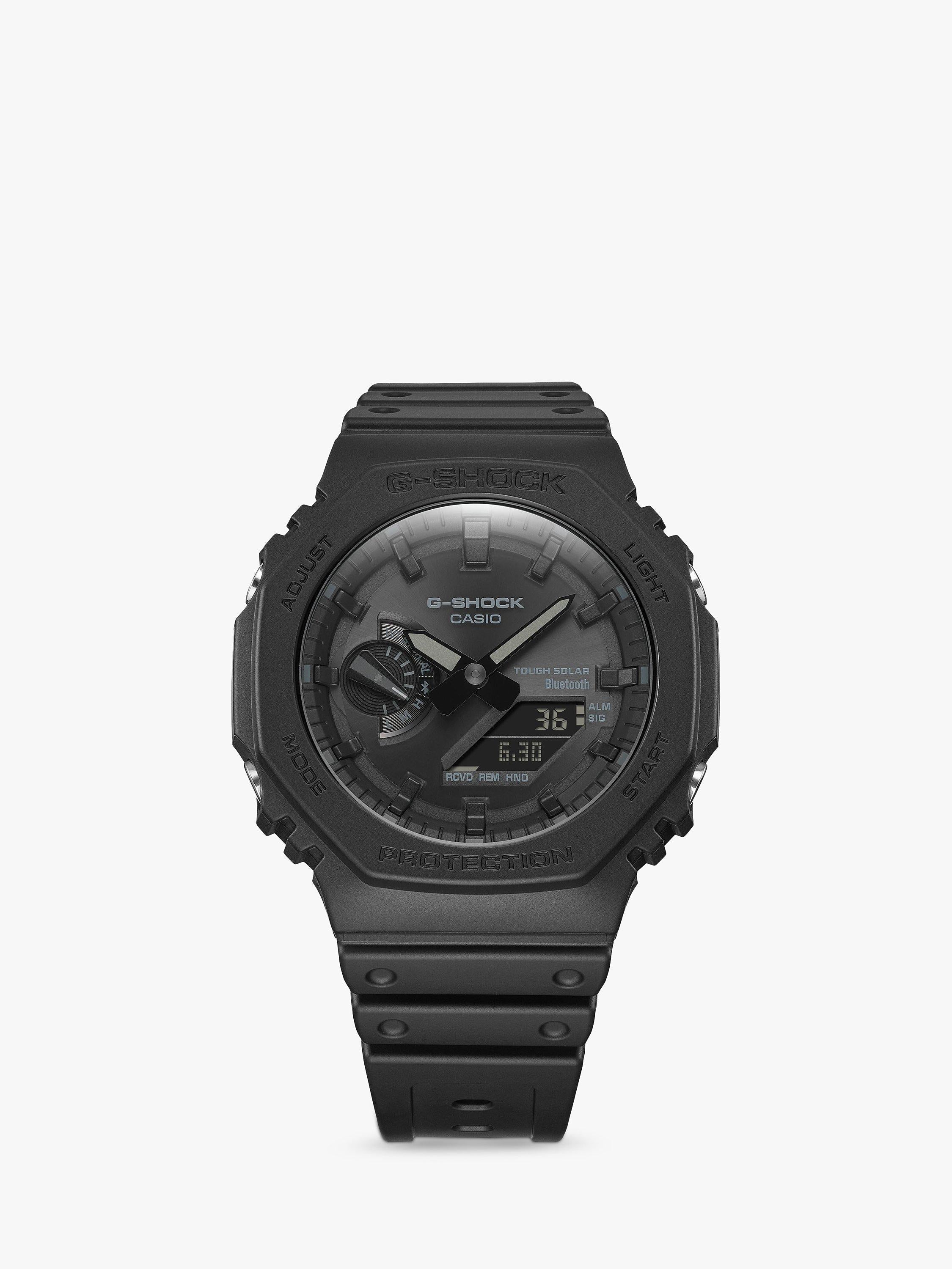 Casio G-Shock solar watch black resin strap 48.5mm (British brand)