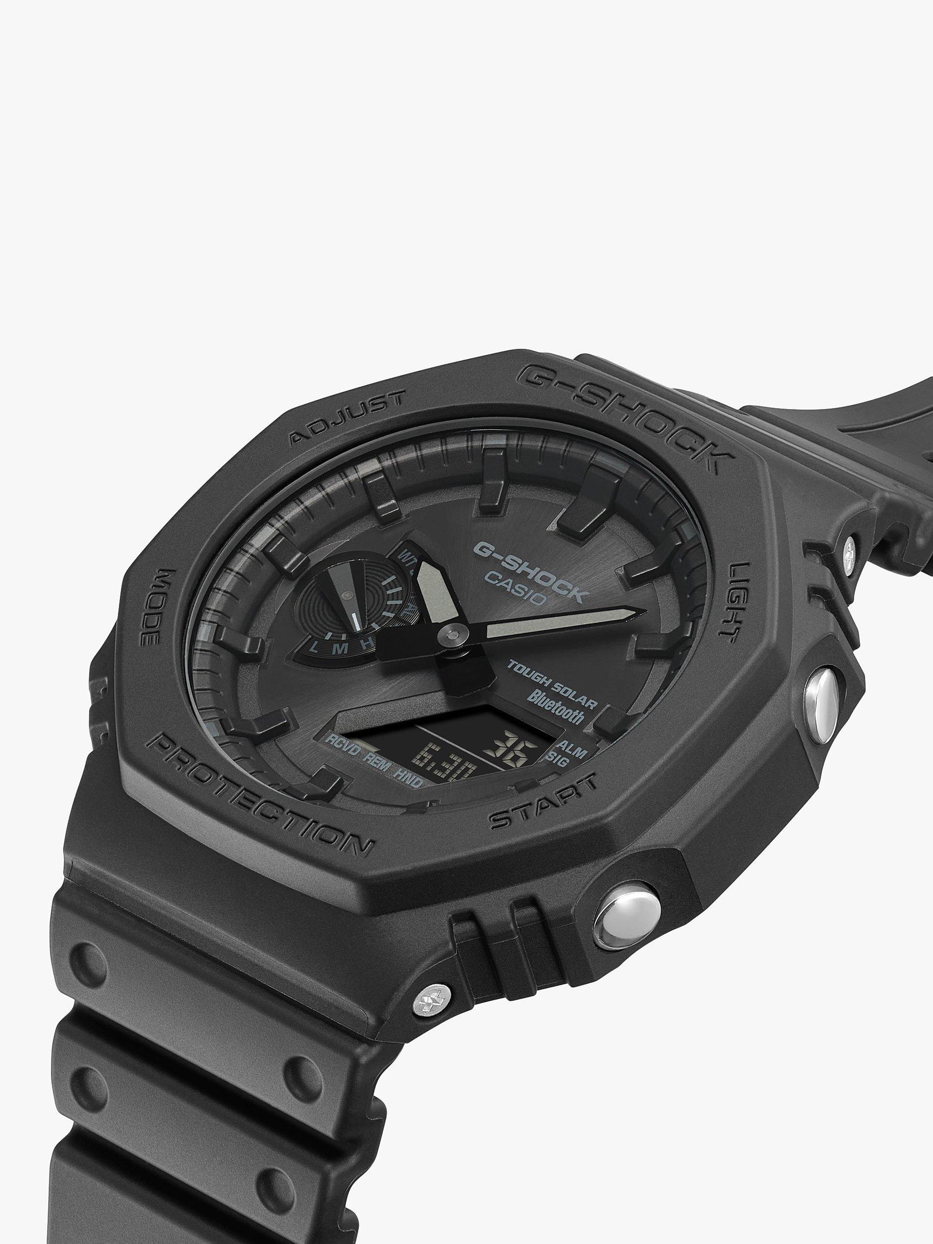 Casio G-Shock solar watch black resin strap 48.5mm (British brand)