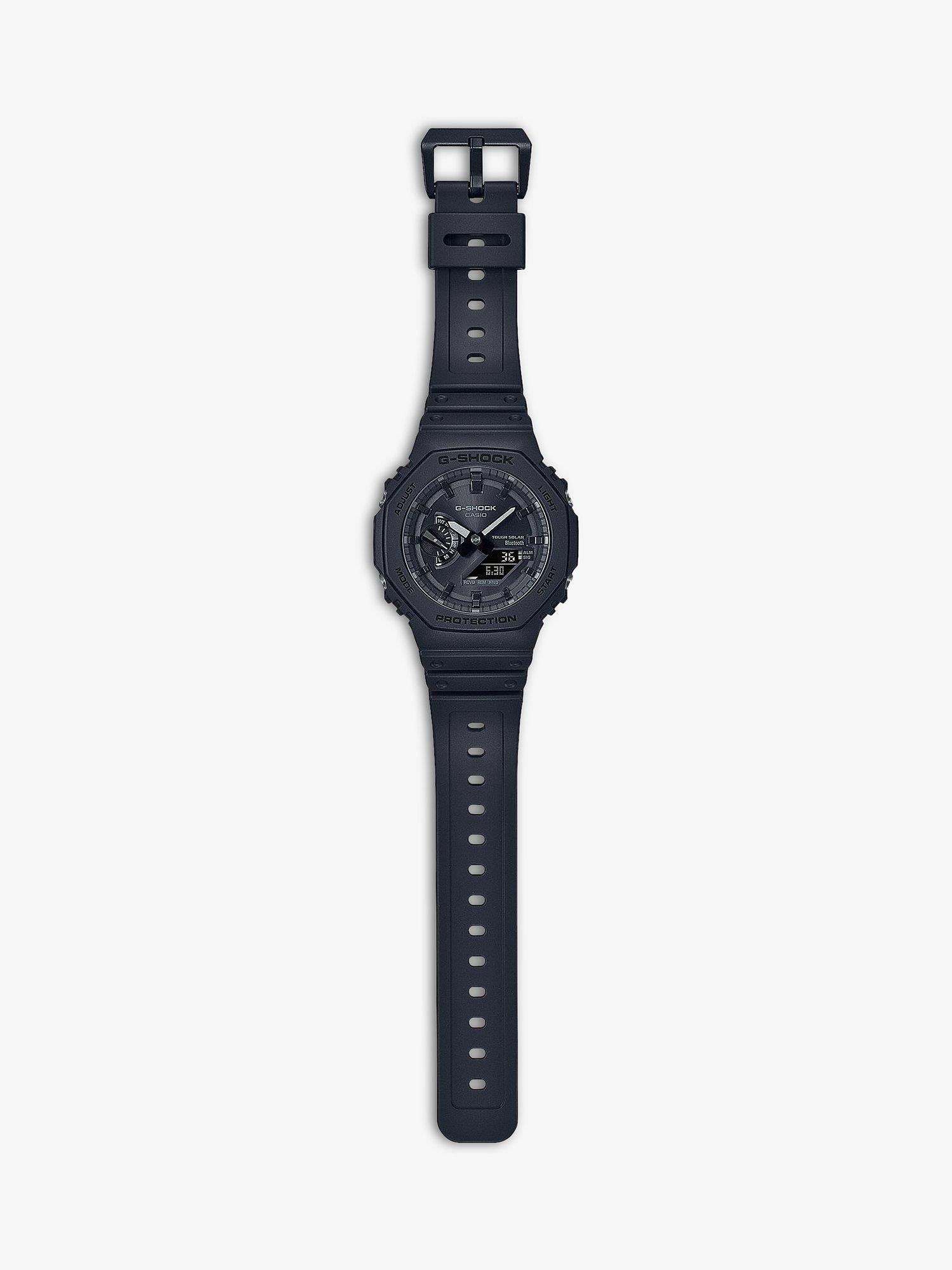 Casio G-Shock solar watch black resin strap 48.5mm (British brand)