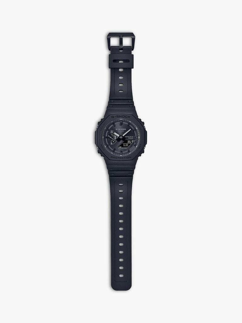 Casio G-Shock solar watch black resin strap 48.5mm (British brand)