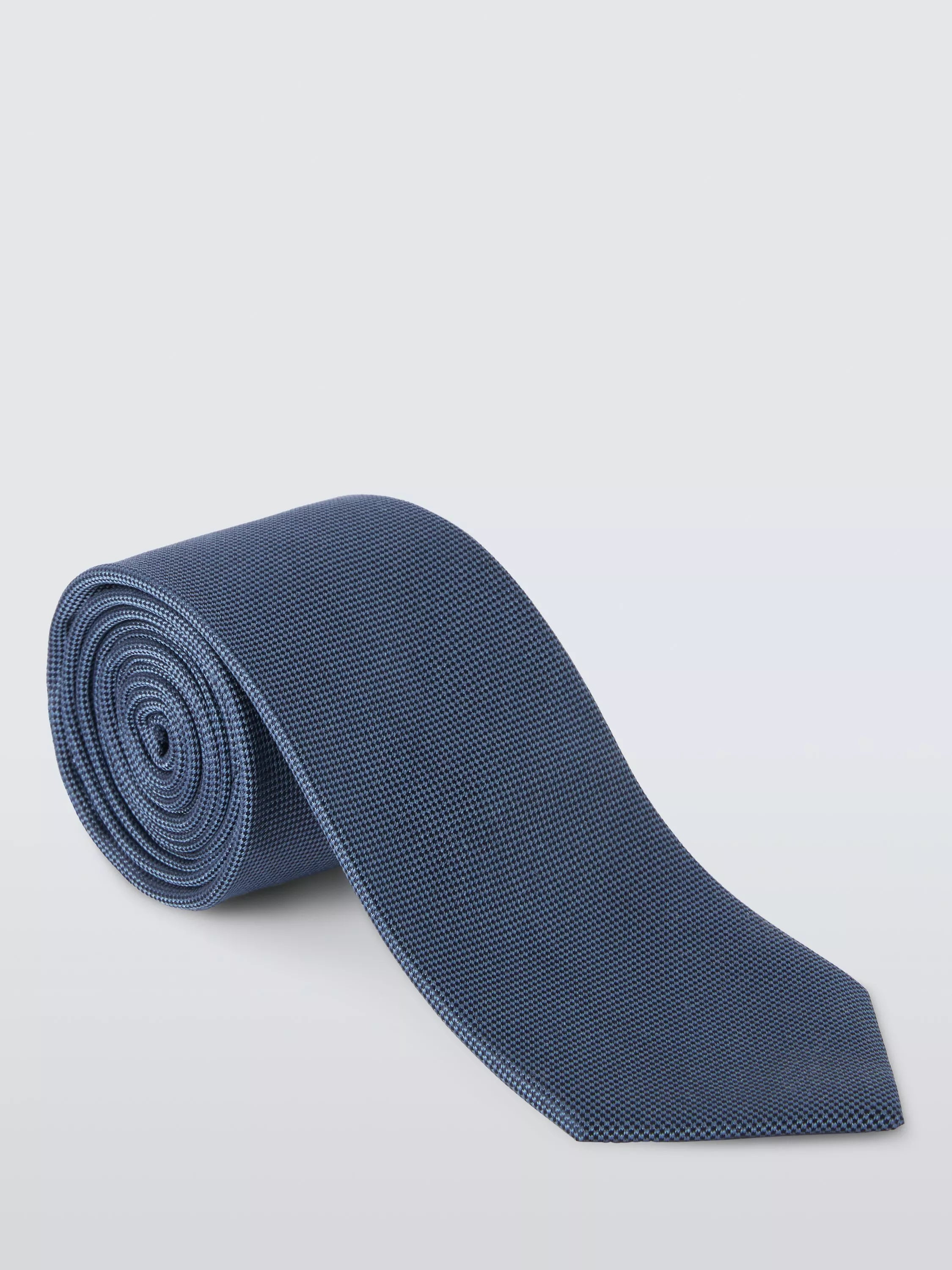 John Lewis Textured Silk Tie 7.5cm Width