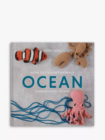 John Lewis Ocean Animal Crochet Patterns Mini Hardback Book 111 Pages- Buy online at McGrocer