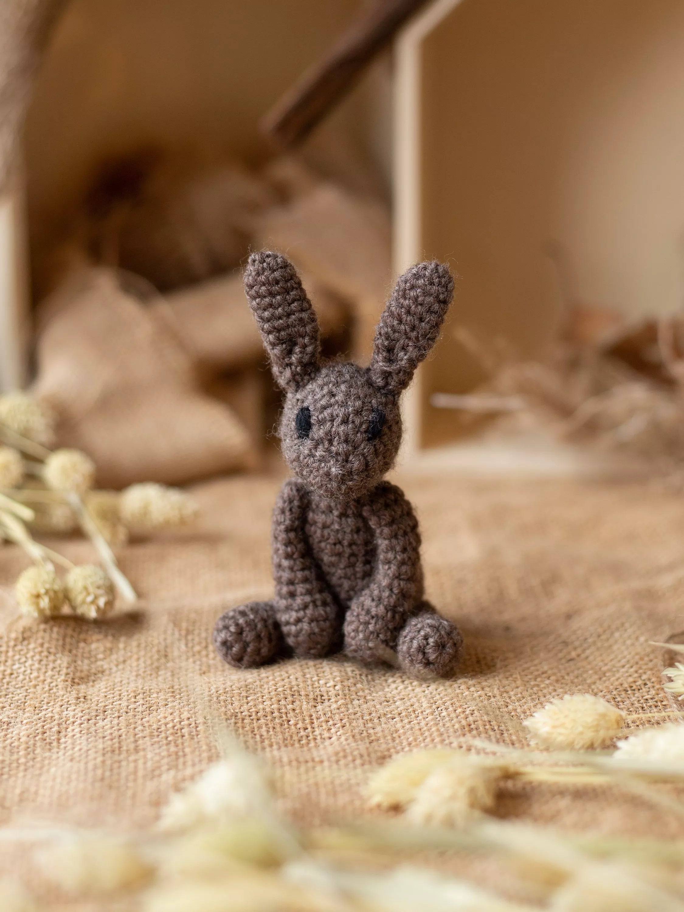 TOFT Mini Lucy the Hare crochet kit 8cm - British product