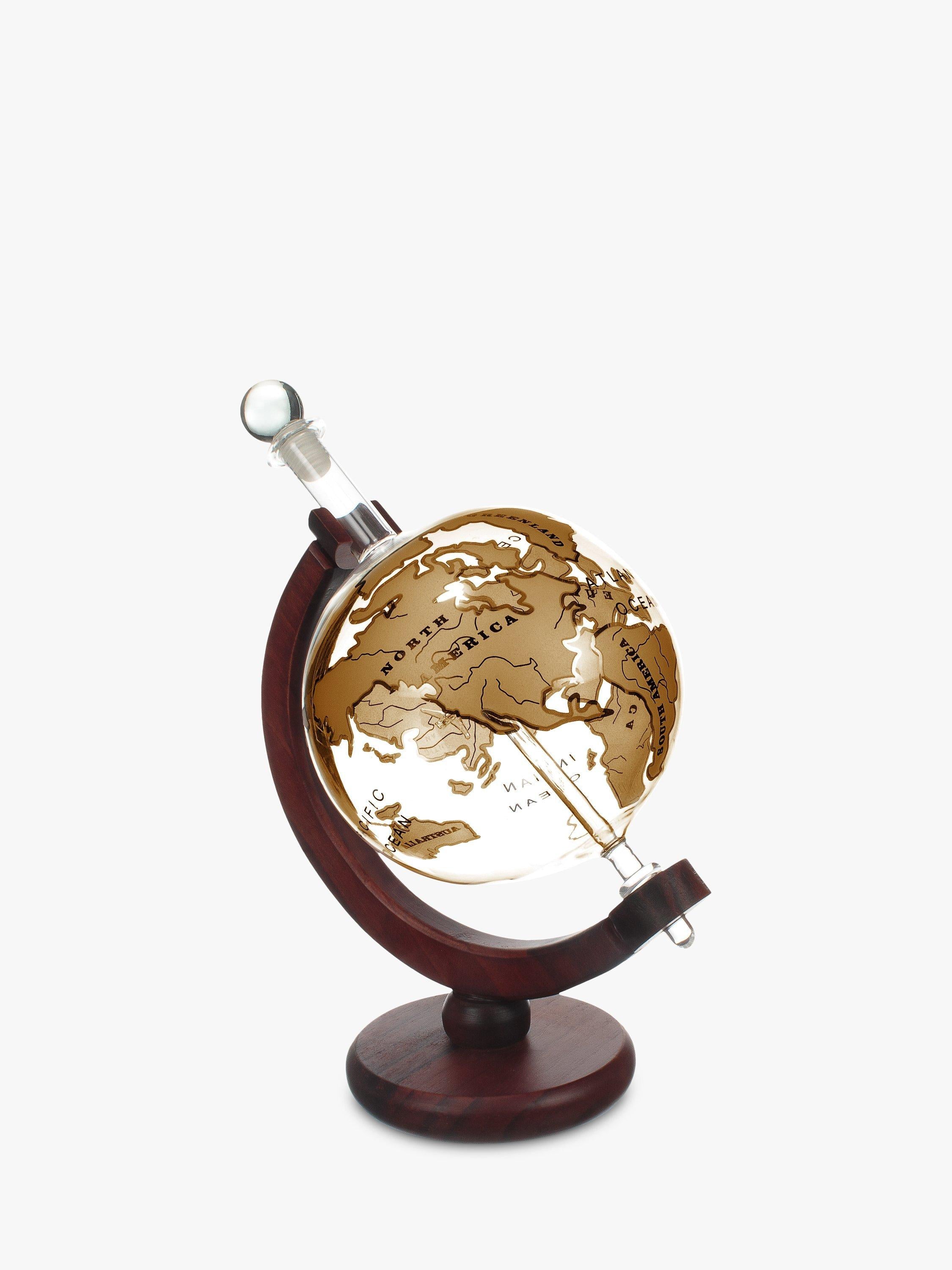 Mixology World Globe Decanter Natural/Clear 750ml, imported from the UK