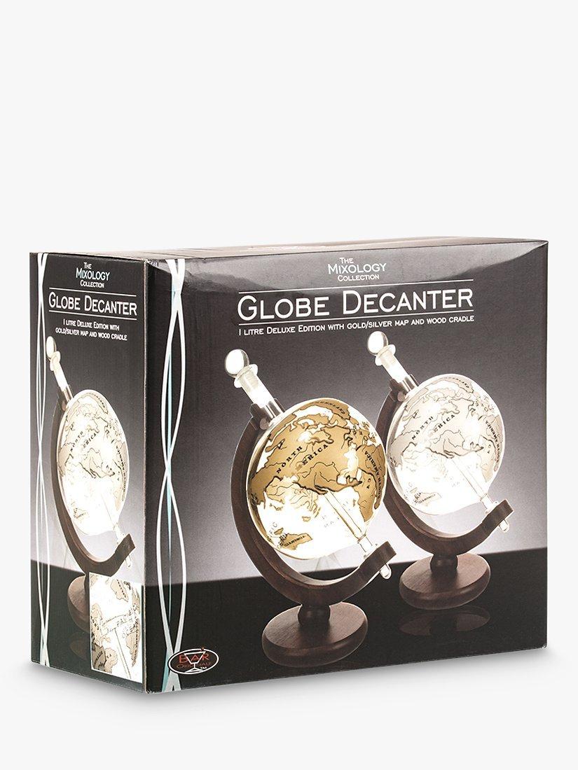 Mixology World Globe Decanter Natural/Clear 750ml, imported from the UK