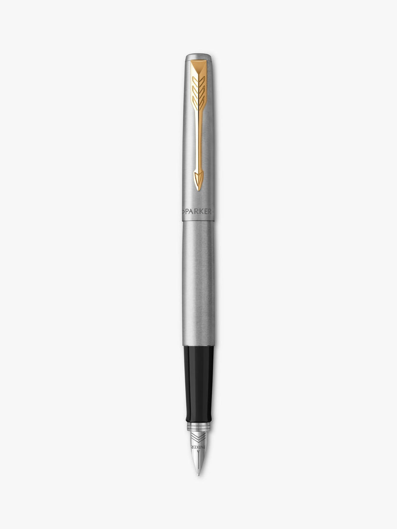 Parker Jotter pen set stainless steel gold trim - British product