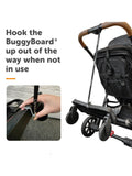 Lascal Mini BuggyBoard in grey for pushchairs, UK version