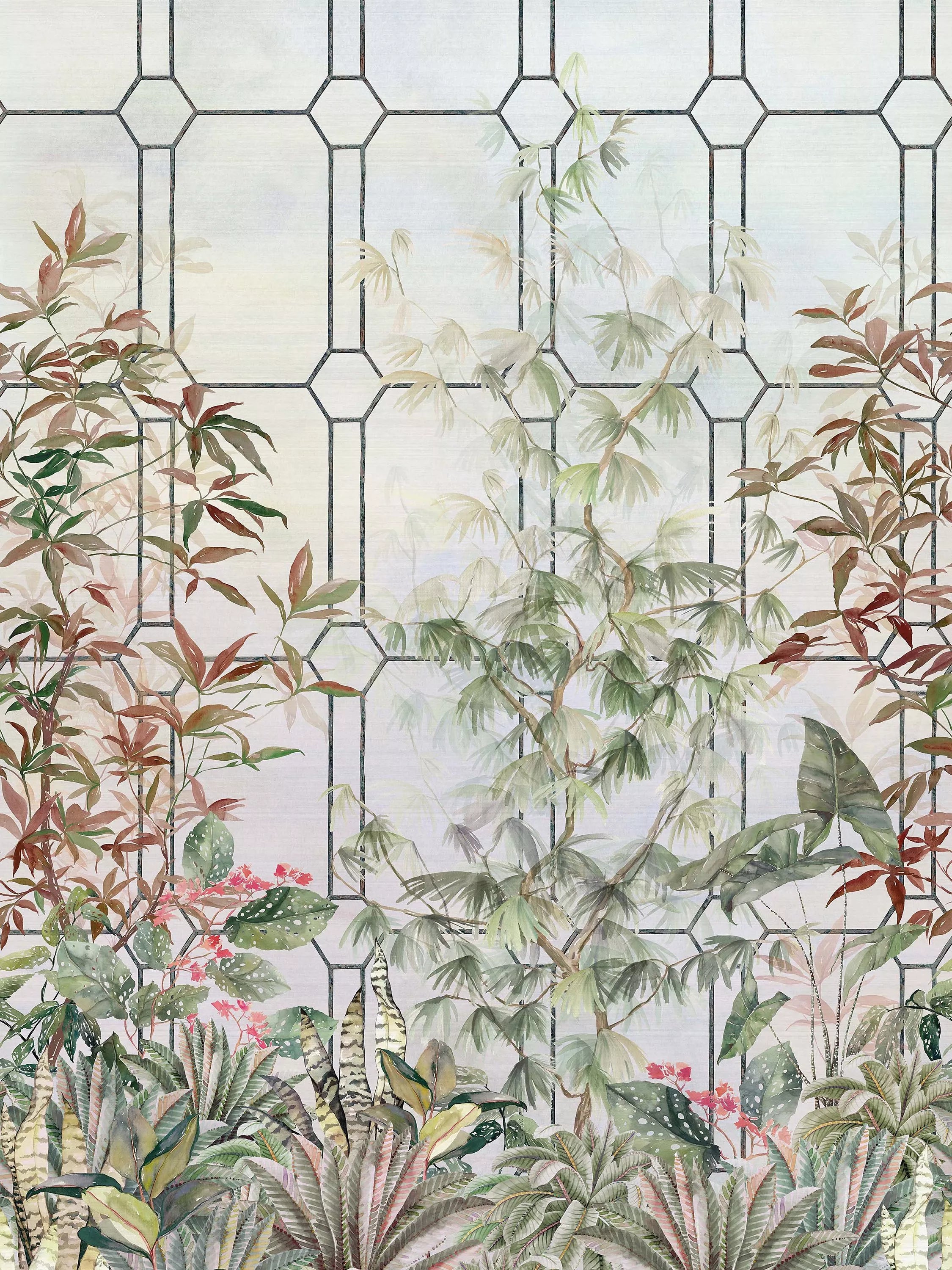 Osborne & Little Katsura Wallpaper Panel, W7611-01