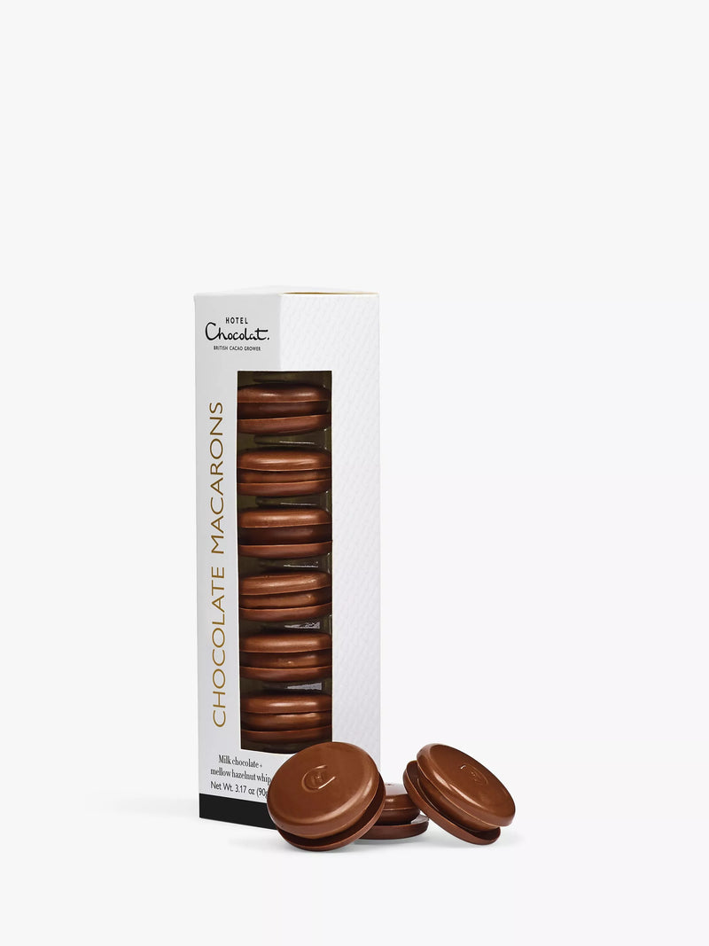 Hotel Chocolat milk chocolate macarons with hazelnut whip 90g, UK version