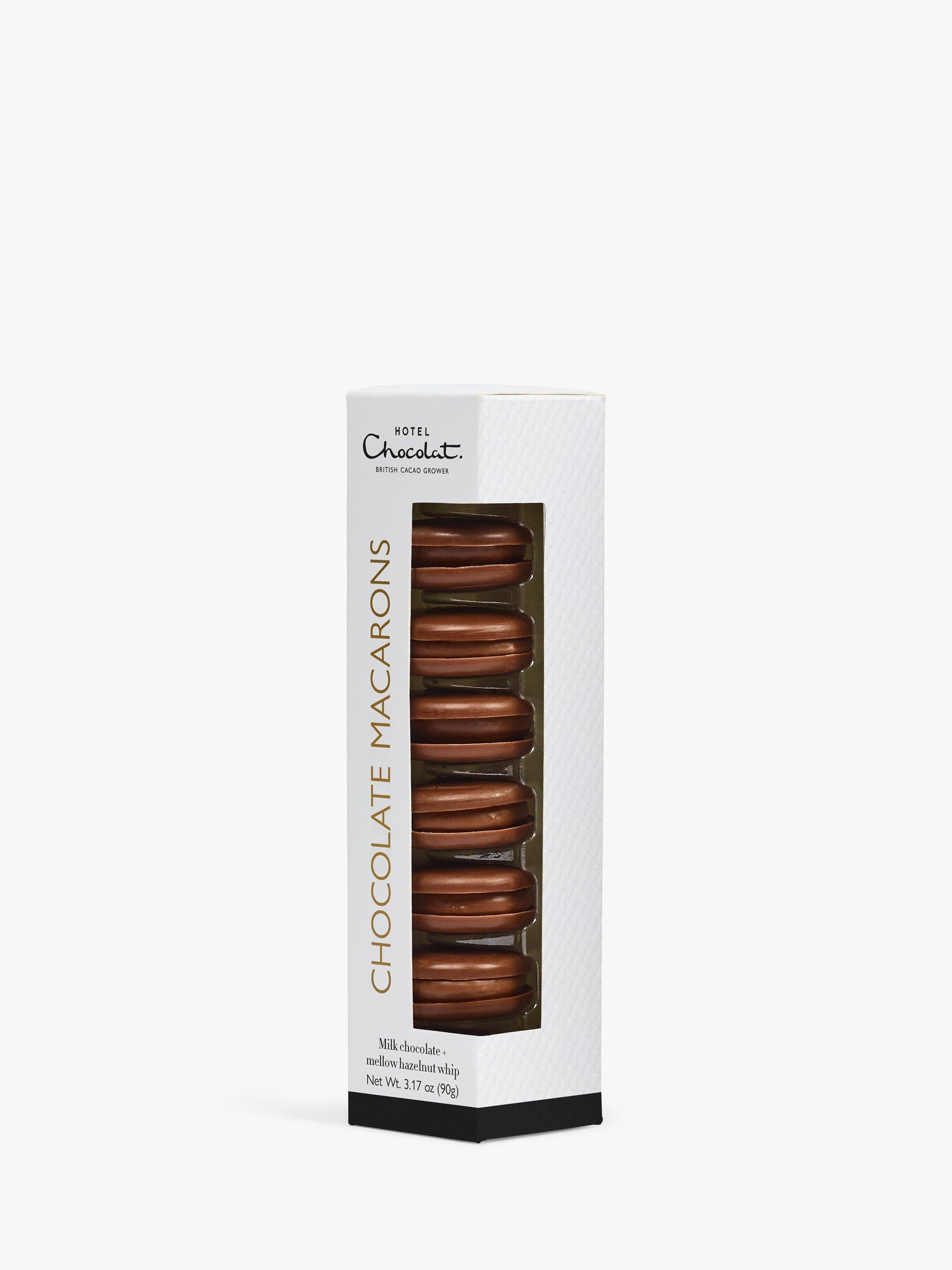 Hotel Chocolat milk chocolate macarons with hazelnut whip 90g, UK version