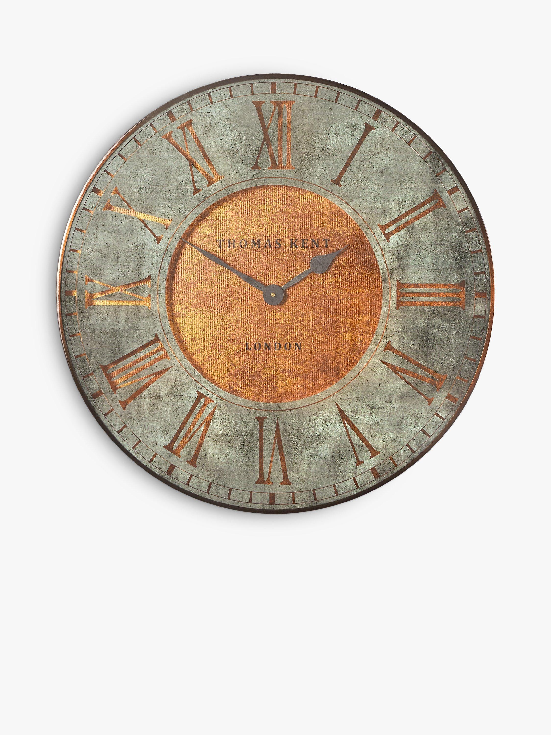 Thomas Kent Florentine Star Roman Numeral Analogue Wall Clock, UK version