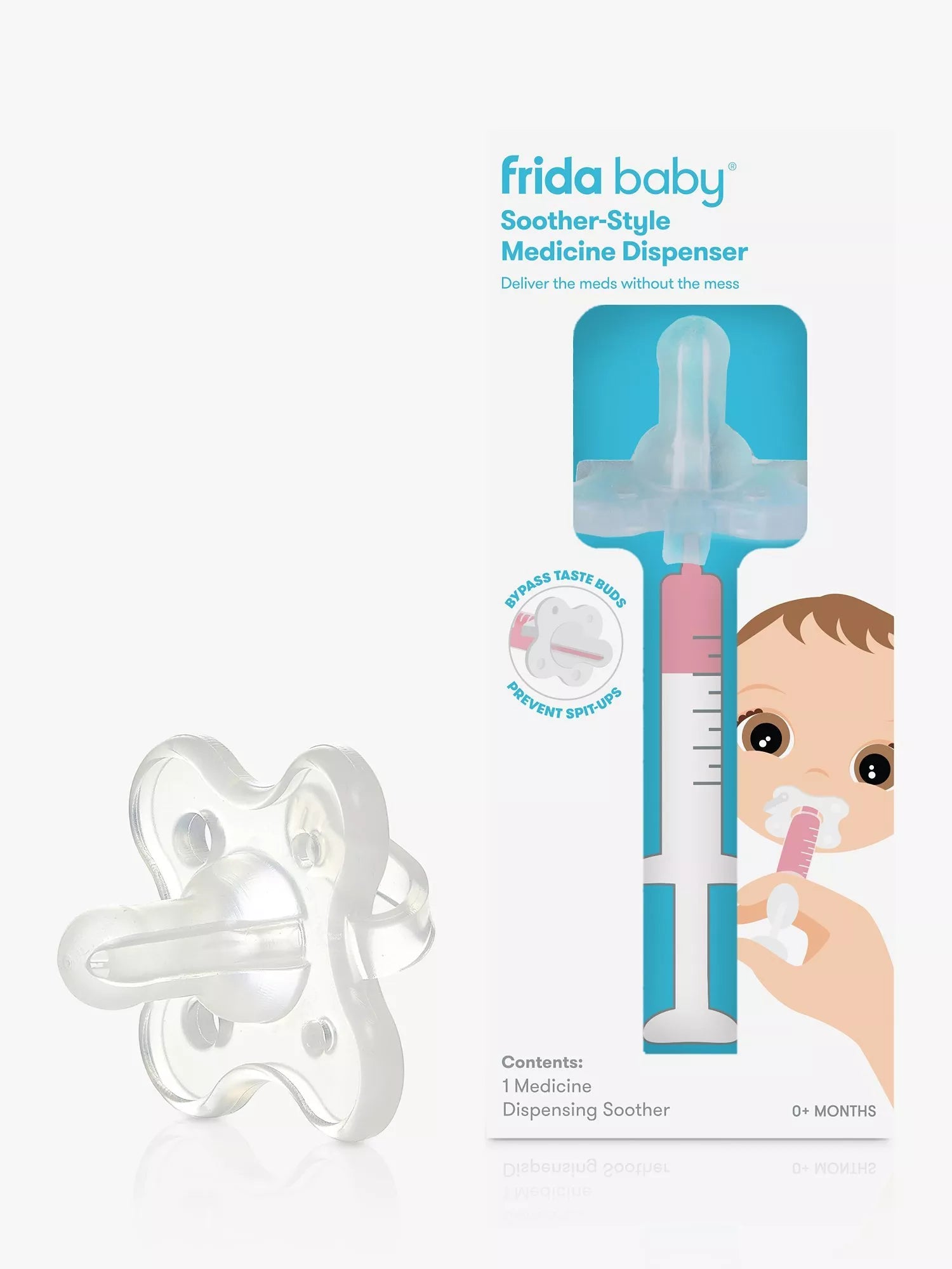 Fridababy Soother Style medicine dispenser - British product