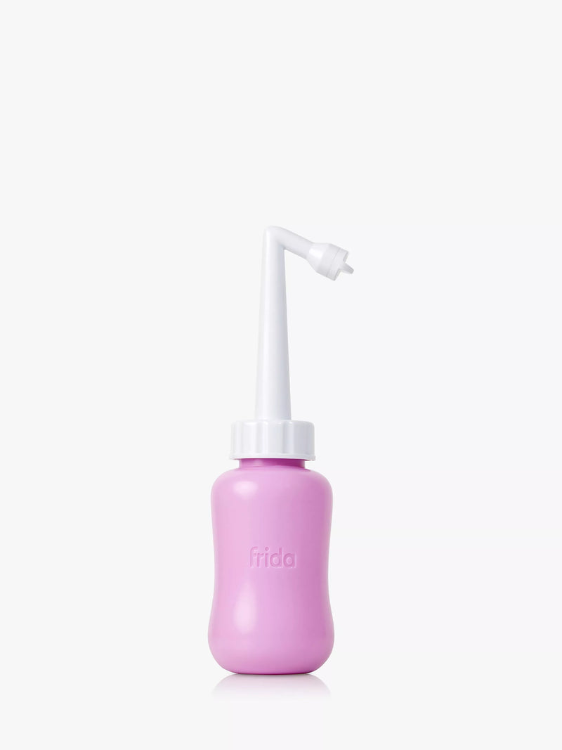 Fridababy peri wash bottle upside down - British product