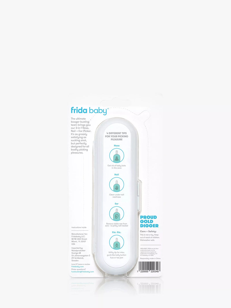 Fridababy 3-in-1 nose, ear, and nail picker - British product