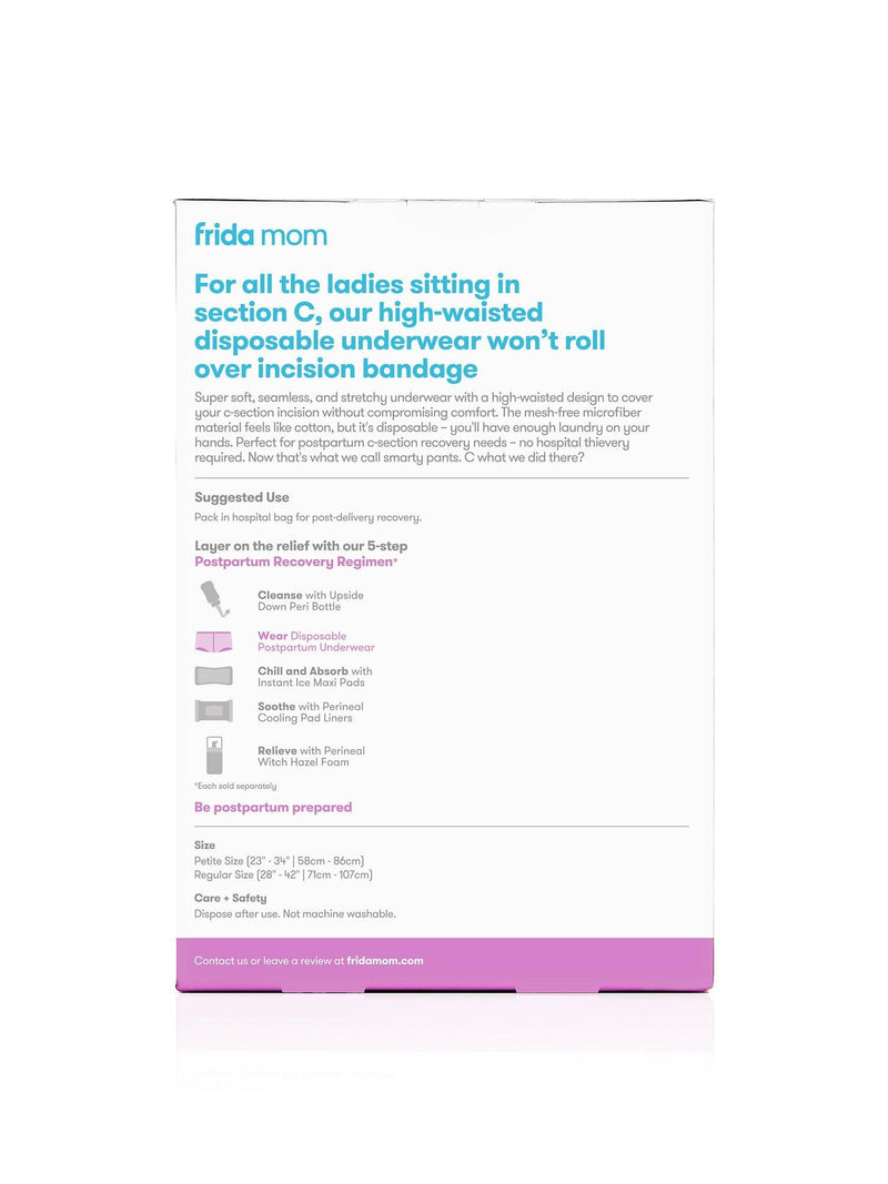 Fridababy Frida Mom High Waist C-Section Disposable Postpartum Underwear Regular - British product