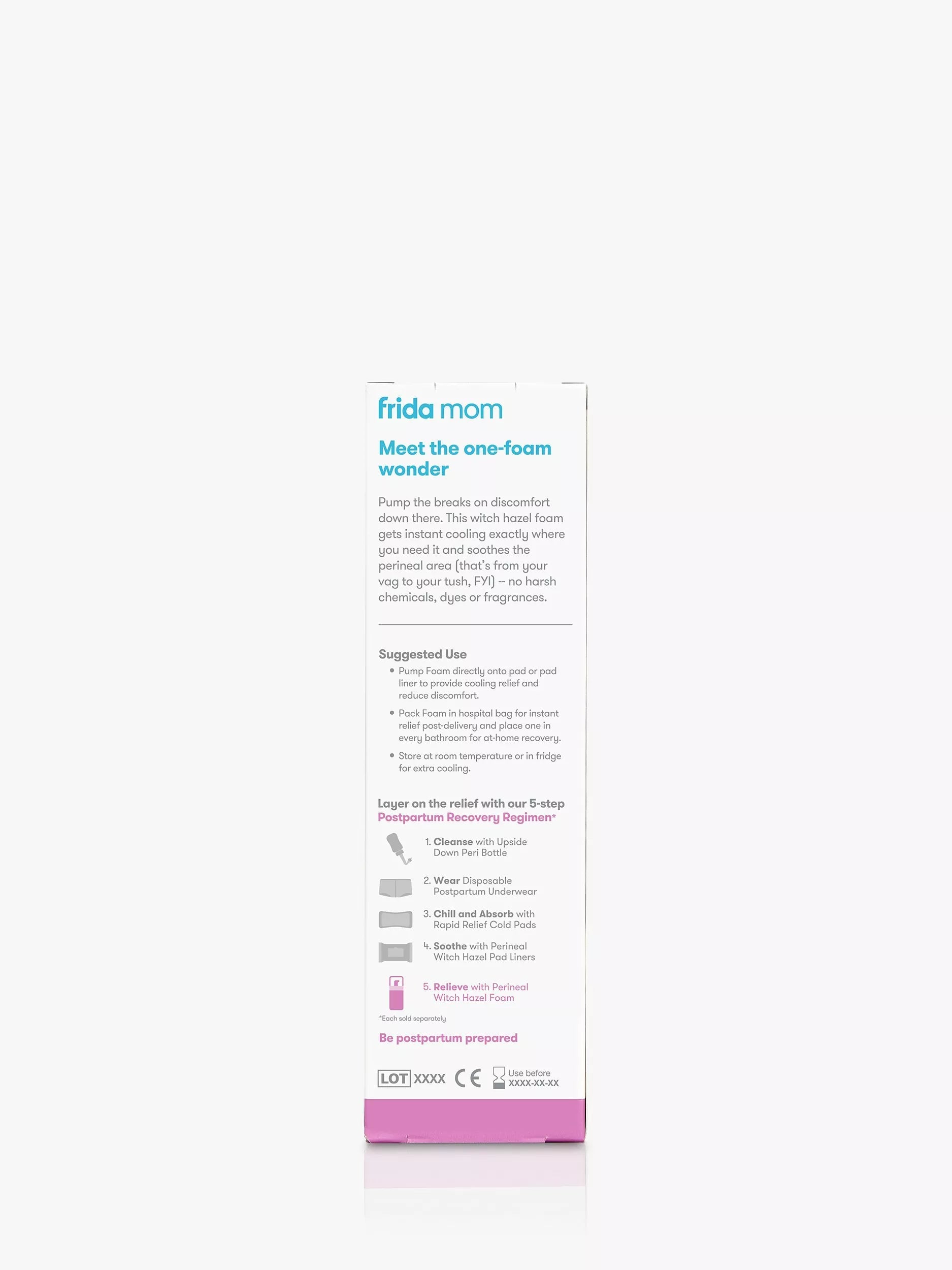 Fridababy perineal witch hazel foam for postpartum recovery - British product