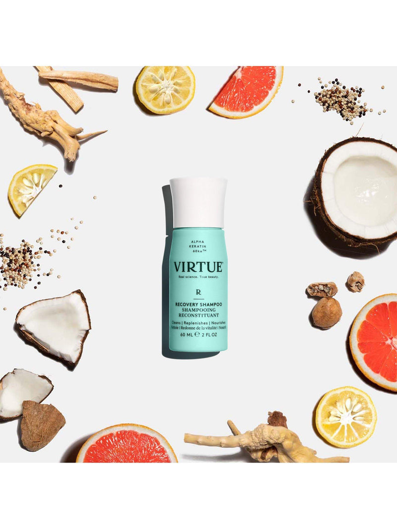 Virtue Recovery shampoo for damaged hair 60ml, UK version