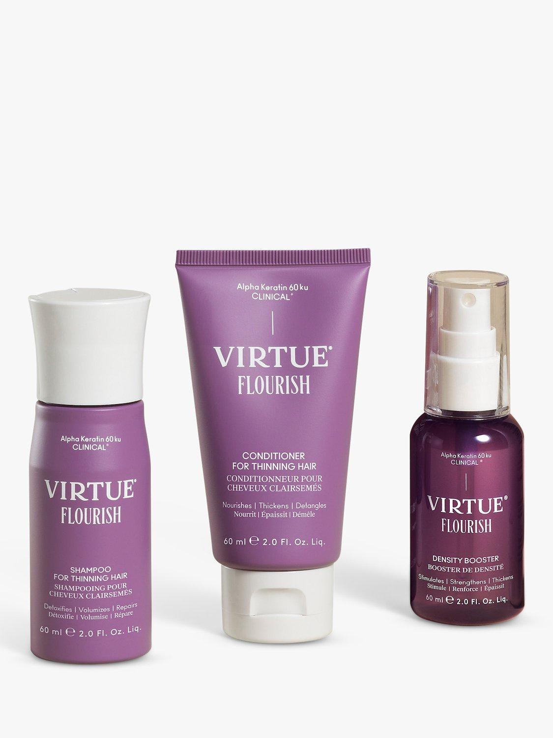Virtue Flourish hair rejuvenation gift set 3x60ml (British brand)