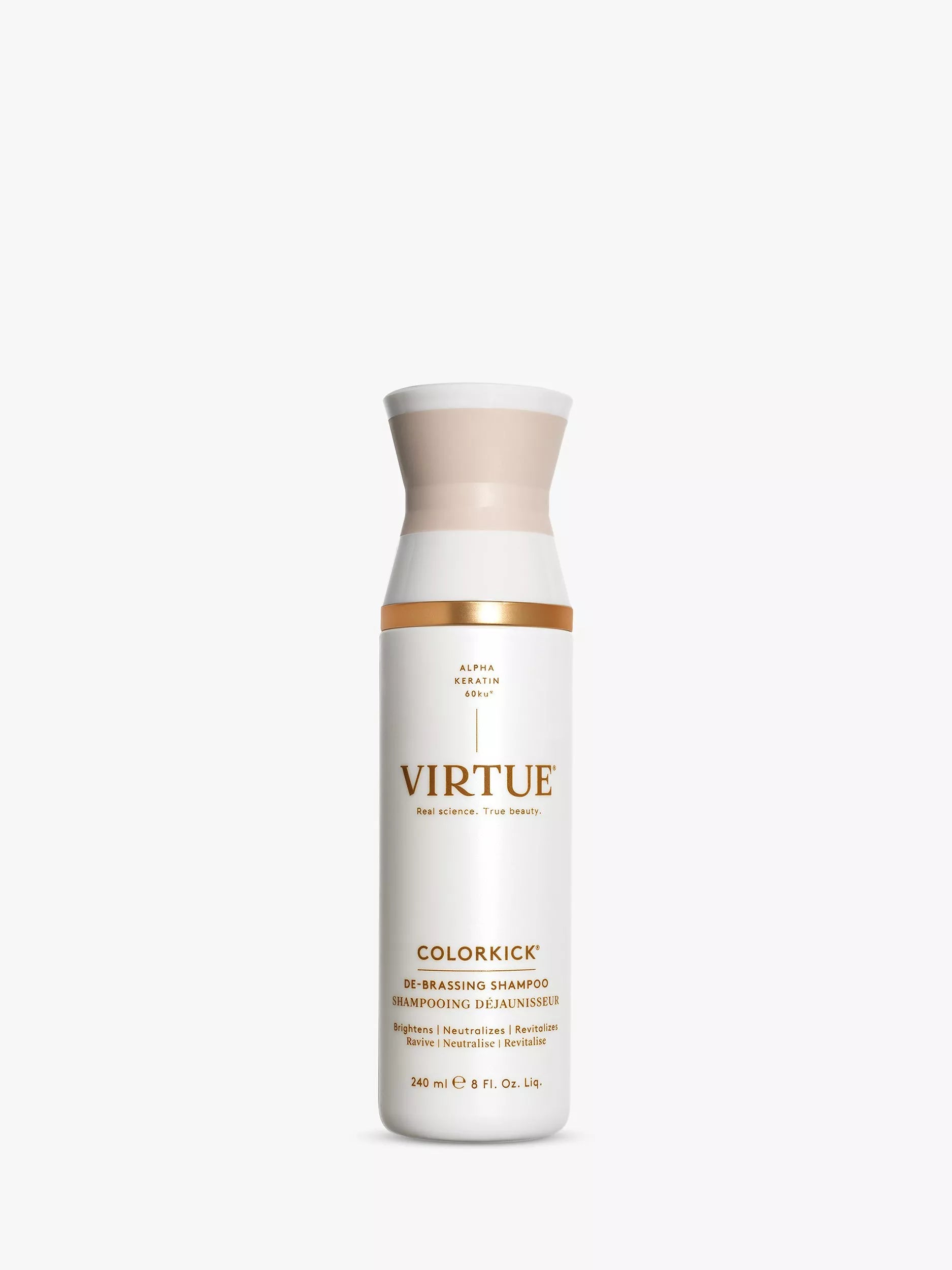 Virtue ColorKick De-Brassing Shampoo 240ml (British brand)