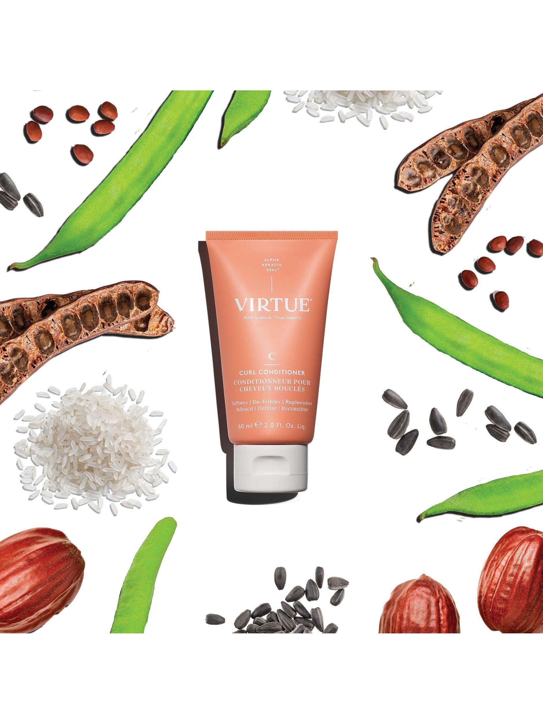 Virtue curl conditioner for curly hair (British brand)