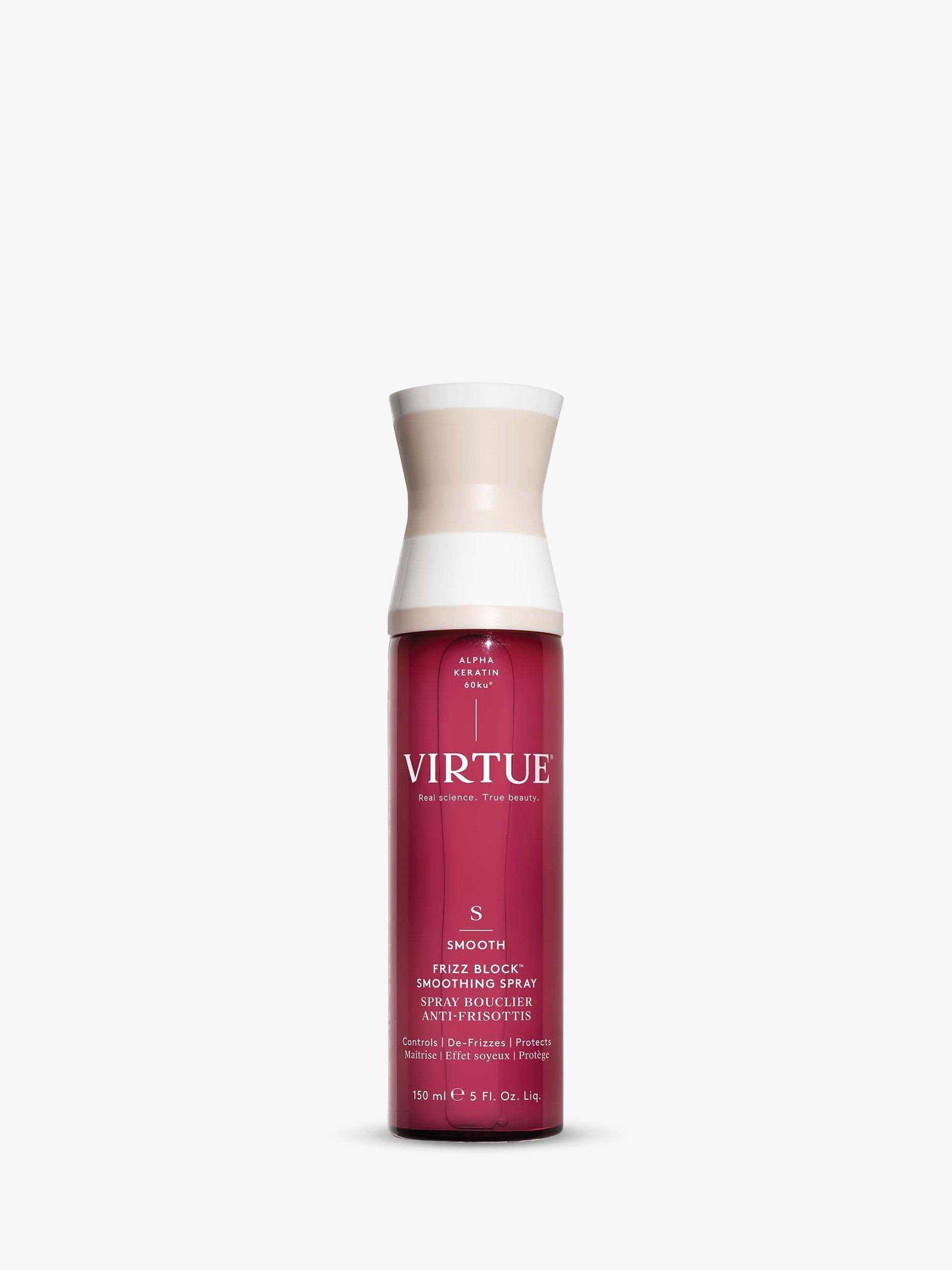 Virtue Frizz Block Smoothing Spray 150ml (British brand)