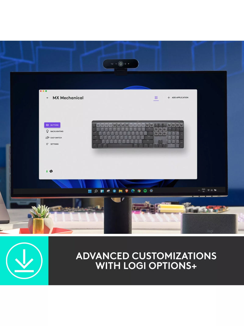 Logitech MX Mechanical wireless keyboard Graphite, imported from the UK