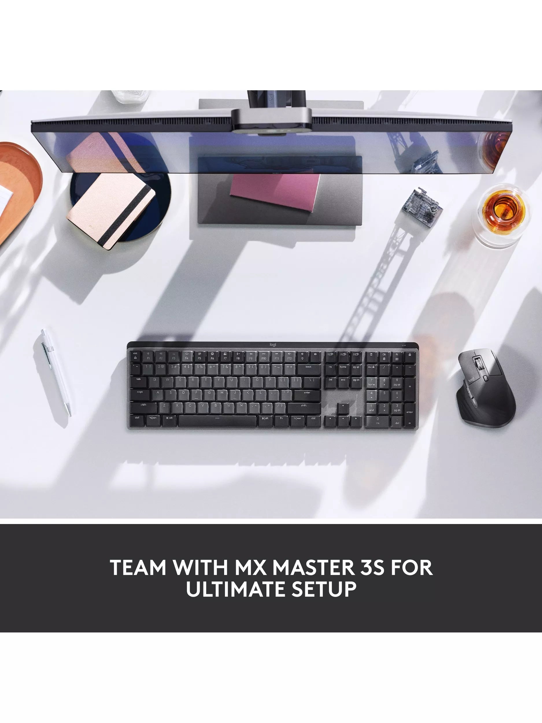Logitech MX Mechanical wireless keyboard Graphite, imported from the UK