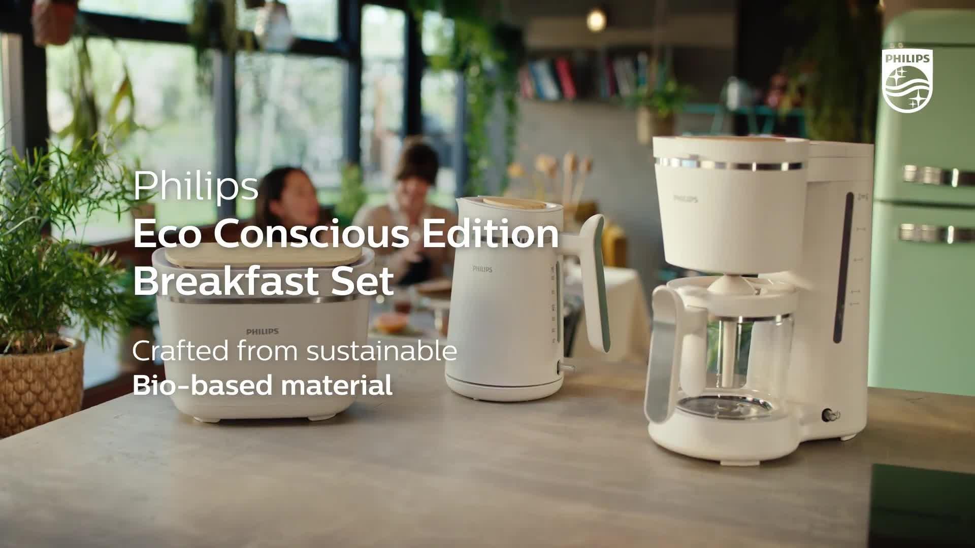 Philips Conscious Collection kettle cream 1.7L (British brand)