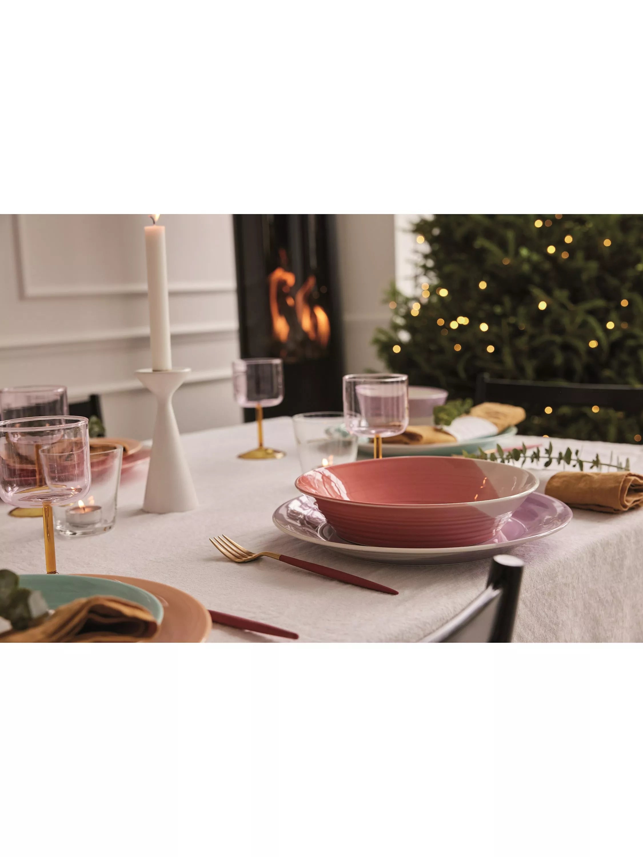 Royal Doulton 1815 Bright Colours Assorted dinner plates set of 4 28cm, imported from the UK
