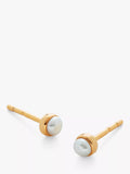 Monica Vinader mini pearl stud earrings - British product