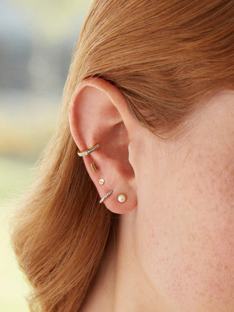 Monica Vinader mini pearl stud earrings - British product