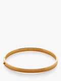 Monica Vinader Essential Bangle Sterling Silver 17cm Circumference