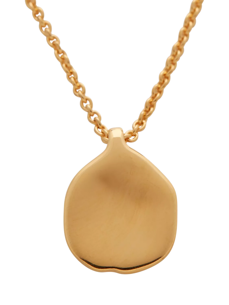 Monica Vinader gold vermeil petal chain necklace, adjustable - British product