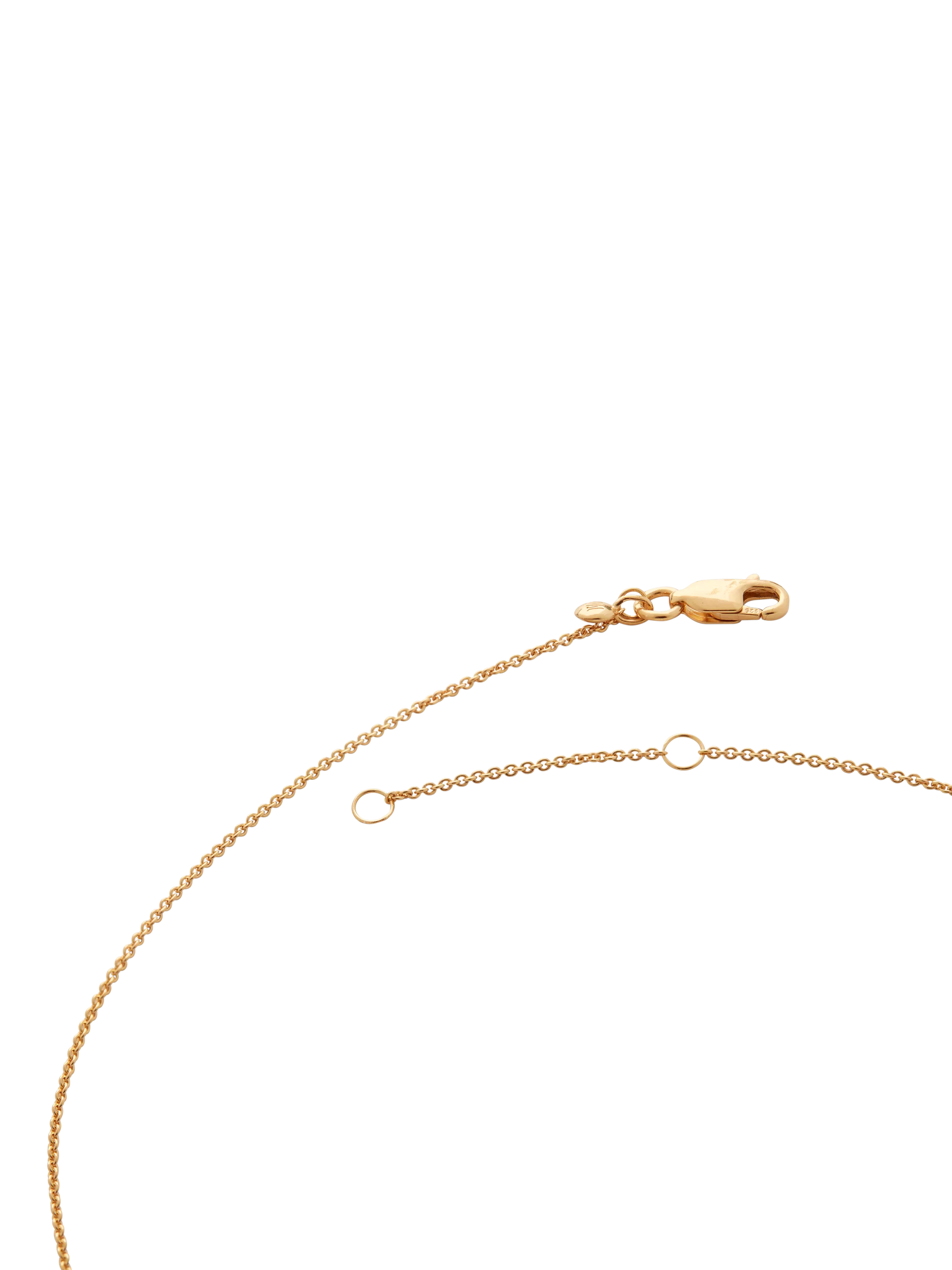 Monica Vinader gold vermeil petal chain necklace, adjustable - British product