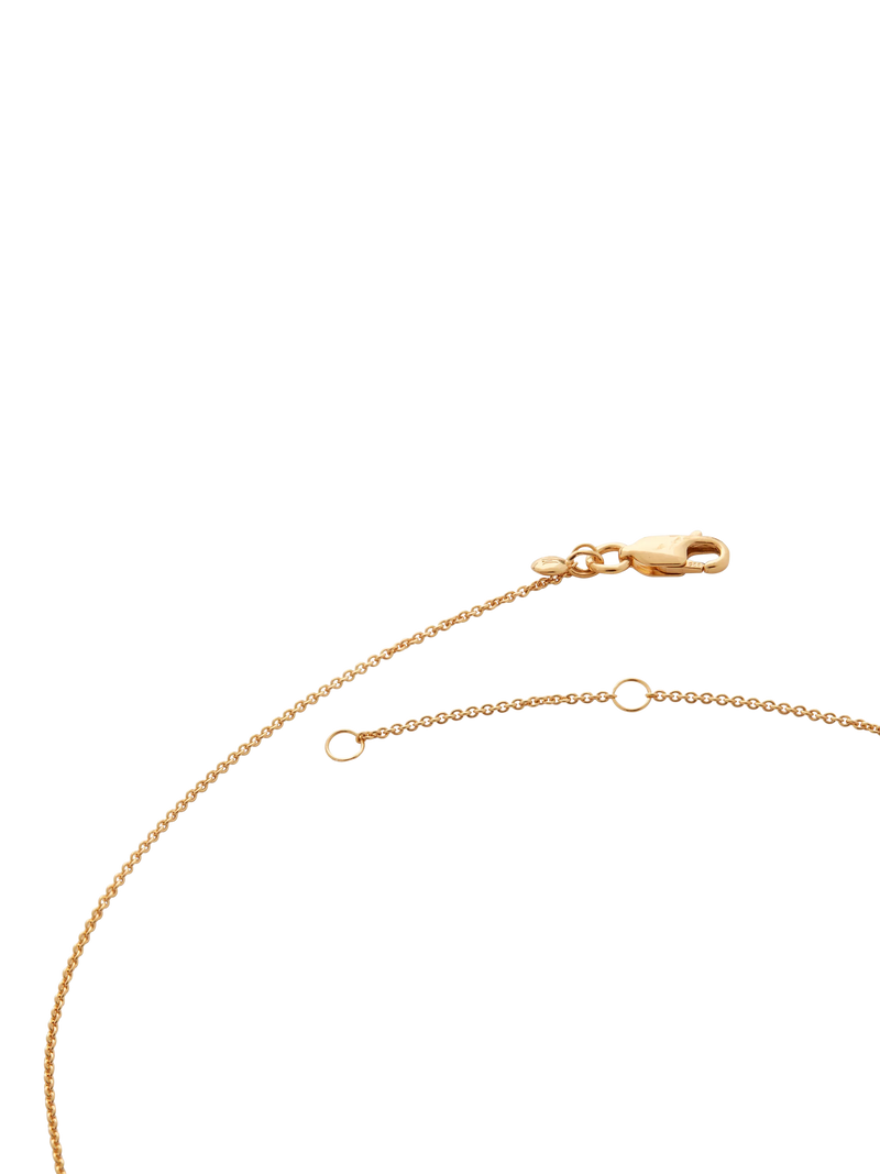 Monica Vinader gold vermeil petal chain necklace, adjustable - British product