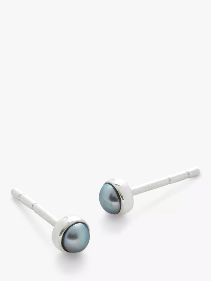 Monica Vinader Mini Pearl Stud Earrings