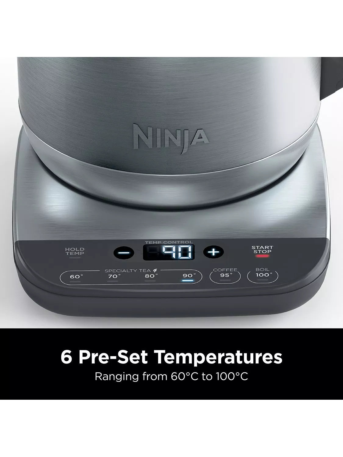 Ninja stainless steel kettle 1.7L (British brand)