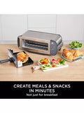 Ninja stainless steel 3-in-1 toaster, grill and panini press, imported from the UK